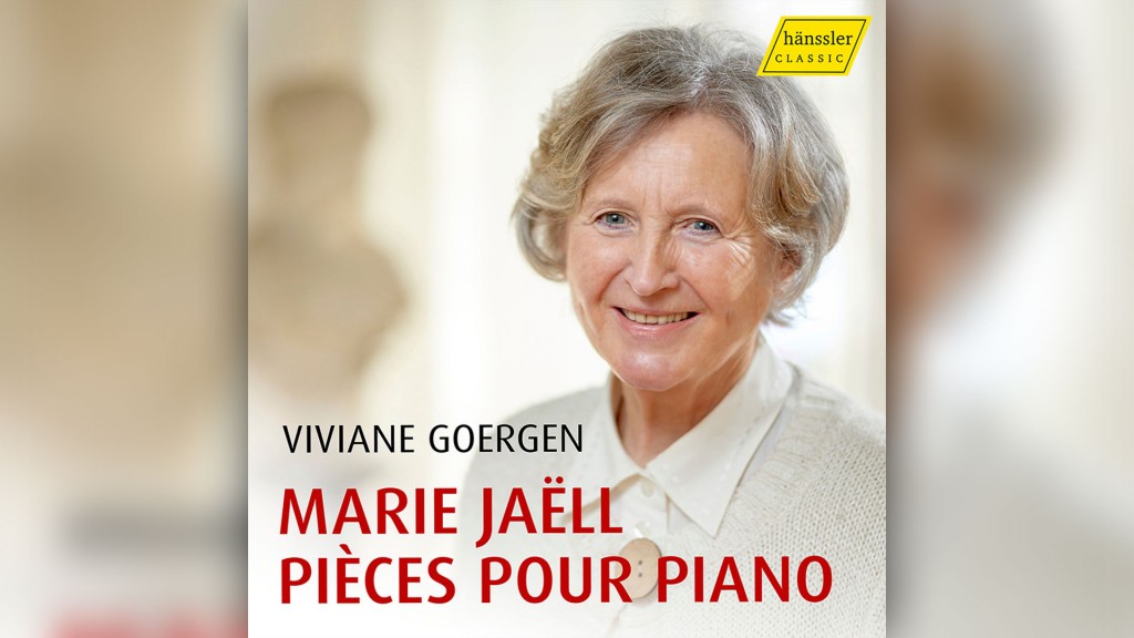 CD-Cover: Viviane Goergen – „Pièces pour piano“ von Marie Jaëll
