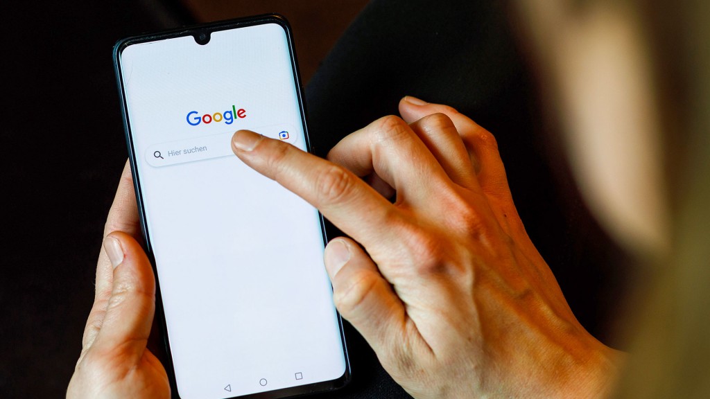 Google-Suche auf einem Smartphone